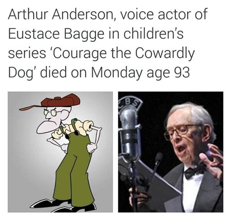 Arthur Anderson Voice Actor Of Eustace Bagge In Childrens Series