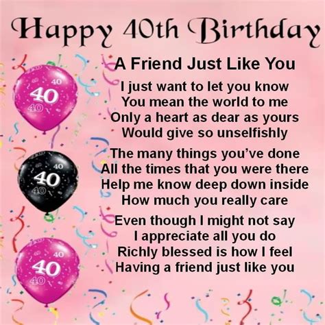 Turning 40 for many people is a major milestone and can actually be very tough, with the perception of being middle aged. happy-40th-birthday-to-best-friend-wishes-graphic.jpg (800 ...