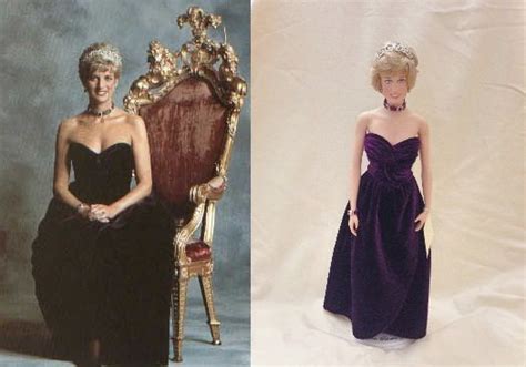 This Doll Is The Princess Diana Purple Velvet Gown Limited Edition Doll