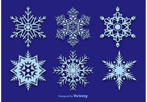 Snowflake Vector Decorations 90138 Vector Art At Vecteezy