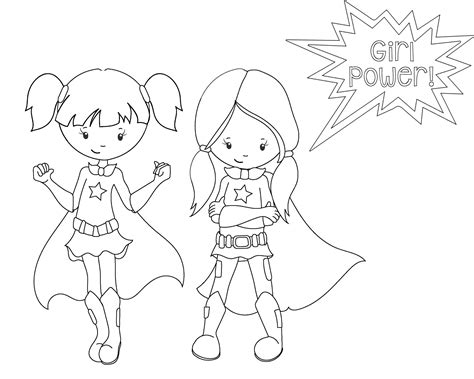 Superhero Coloring Pages Crazy Little Projects