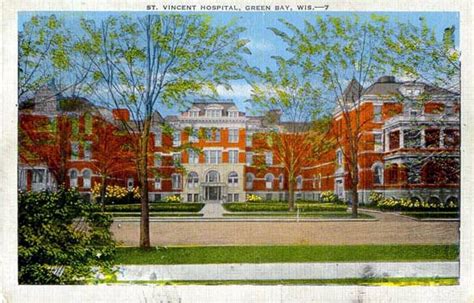 St vincent hospital heliport green bay, wisconsin, usa. Penny Postcards from Brown County, Wisconsin