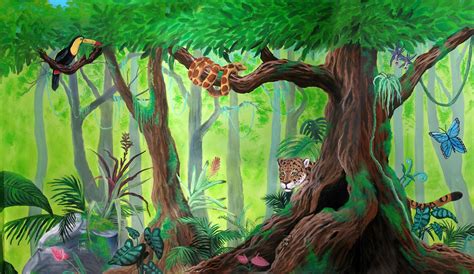 13 Jungle Mural Painting Ideas