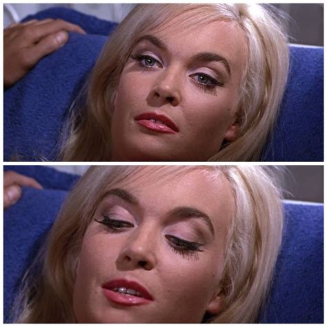Makeup On Shirley Eaton Aka Jill Masterson In Goldfinger 1964 Jill