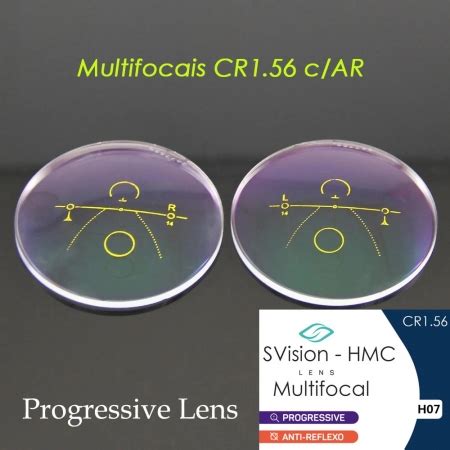 Par De Lentes Multifocais Progressiva Svision Com Antirreflexo Clean