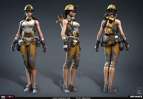 Artstation Defiance Miner Player Outfit