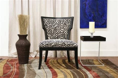 Zebra print chair, eichholtz dawson. Modern Zebra Print Living Dining Room Accent Side Chair