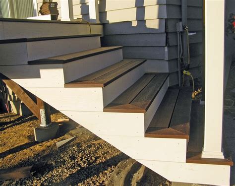 How To Do Stairs With Composite Decking Differentiating Record