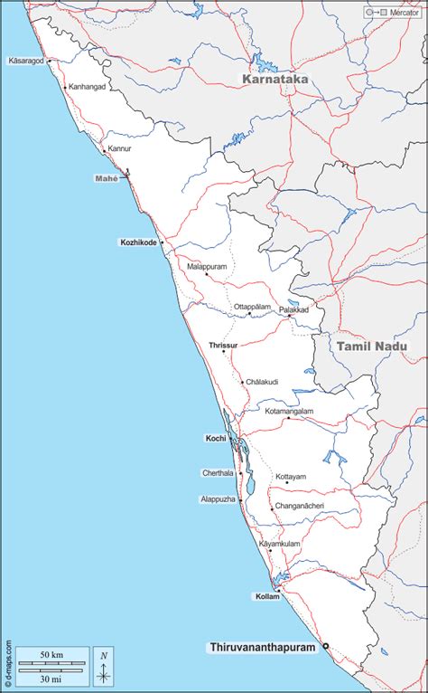 Outline map printout an outline map of angola to print. Kerala free map, free blank map, free outline map, free base map boundaries, hydrography, main ...