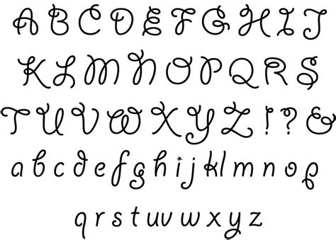 15 Pretty Fonts Alphabet Images Cute Letter Fonts Pretty Font