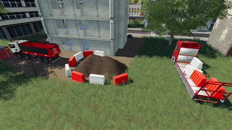 Plastic Road Barrier Pack V Mod Farming Simulator Mod