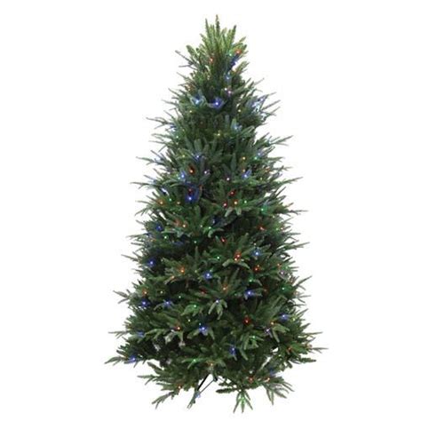 75 Ft Prelit Splendor Spruce Christmas Tree At Menards Artificial
