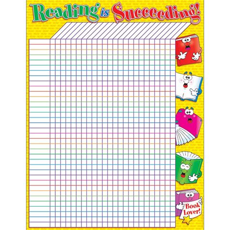 Reading Is Succeeding Incentive Friendly Chart Tf 2204 Scholastic