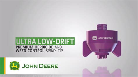 John Deere Sprayer Nozzles Ultra Low Drift Youtube