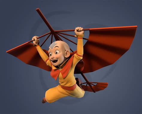 Artstation Avatar Aang Alexandre Proulx Audy Character Modeling 3d
