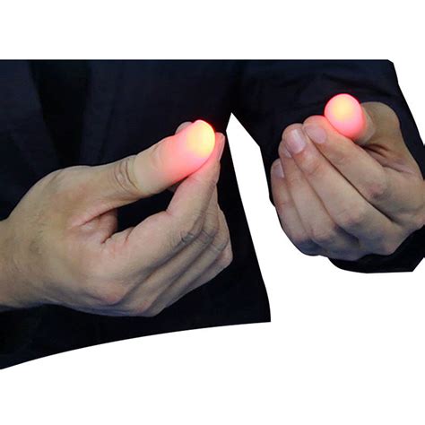 light up thumbs led finger light flashing fingers magic trick props