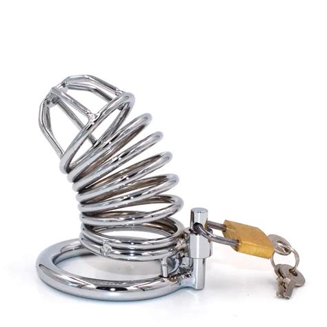 Spiral Penis Cage Male Chastity Device Cock Cage Metal Chastity Belt