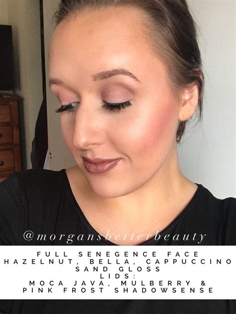 Full Glam With All Senegence Hazelnut Bella And Cappuccino On The