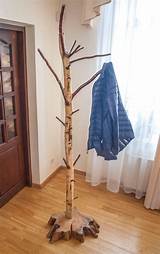 Coat Tree With Shelves Photos