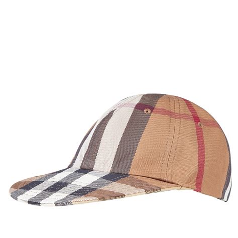 Burberry Reversible Vintage Check Baseball Cap Men Mlti Chck