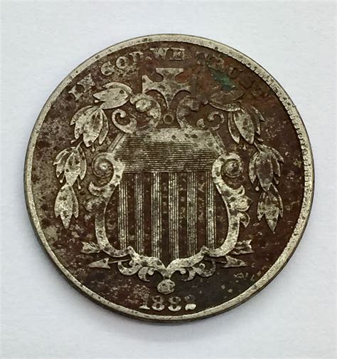 1882 Shield Nickel For Sale Buy Now Online Item 159341