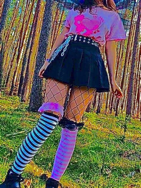ˏˋ s nr ofa ry Alternative outfits Pastel goth fashion Aesthetic clothes