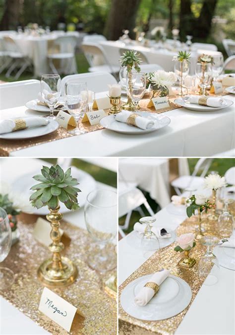 Shop Wedding Table Decorations With Style Gold Wedding Decorations