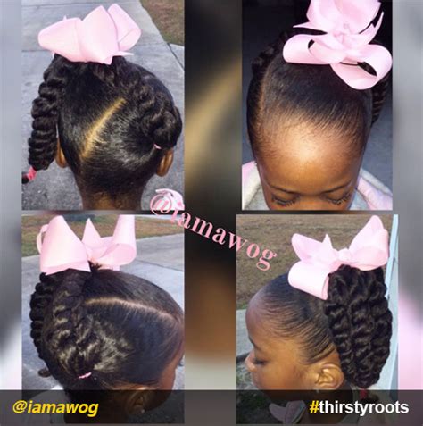 20 Cute Natural Hairstyles For Little Girls