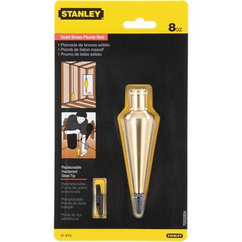 Stanley 47 973 Brass Plumb Bob Available Online Caulfield Industrial