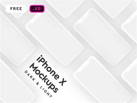 iphone  mockup  adobe xd freebie supply