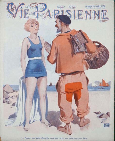 Georges L Onnec La Vie Parisienne Juillet