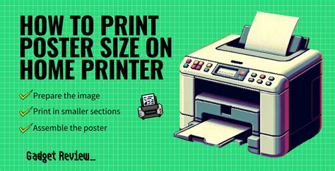 How To Print A Poster Size Picture On A Regular Printer