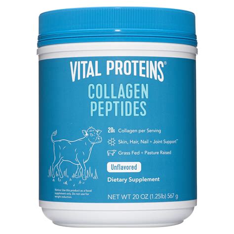 Vital Proteins Unflavored Collagen Peptides 20 Oz Walmart Com