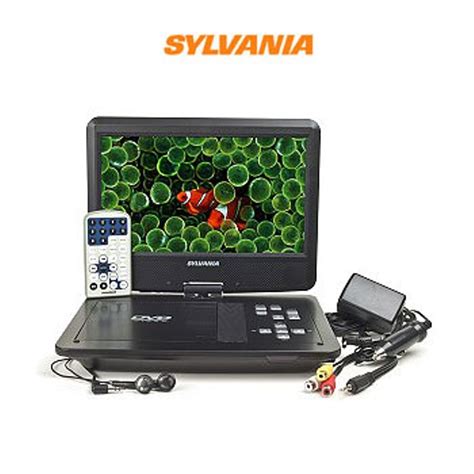 10 Sylvania Swivel Widescreen Portable Dvd Player Tanga