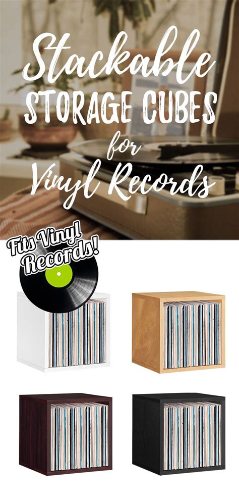 Stackable Storage Cubes For Vinyl Records Store Vinyl Records Vinyl