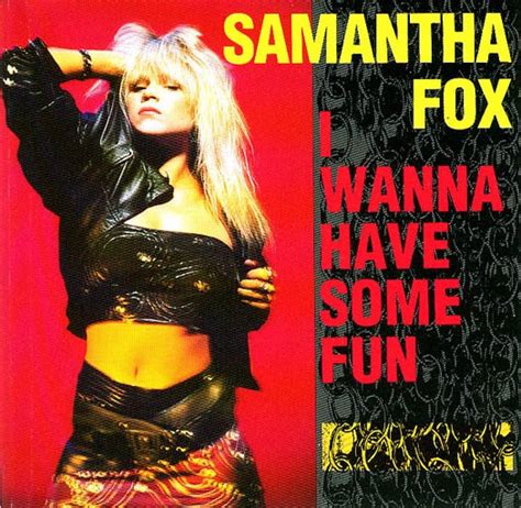 samantha fox i wanna have some fun 1988 cd discogs