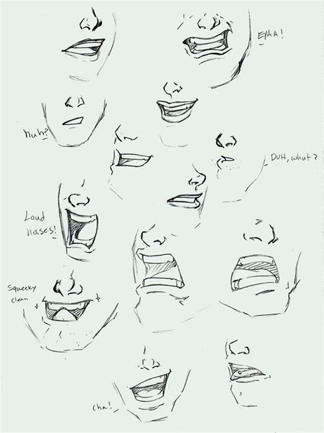 Expressions Mouths By Roguerider On Deviantart
