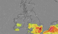 UK weather satellite images: Maps pinpoint exactly where thunder and ...