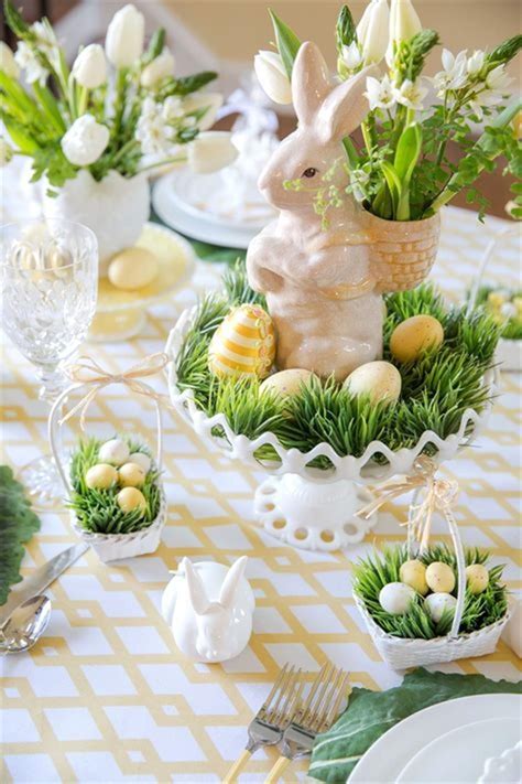 40 Beautiful Diy Easter Table Decorating Ideas For Spring 2019 24