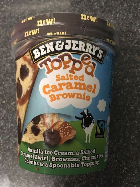 A Review A Day Today S Review Ben Jerry S Topped Salted Caramel Brownie