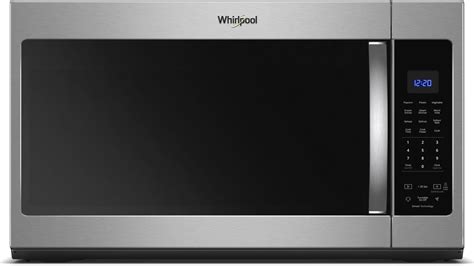 Whirlpool Wmh32519hz 19 Over The Range Microwave With Sensor Cooking