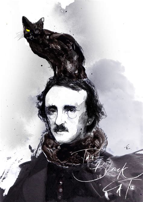 Edgar Allan Poe The Black Cat On Behance
