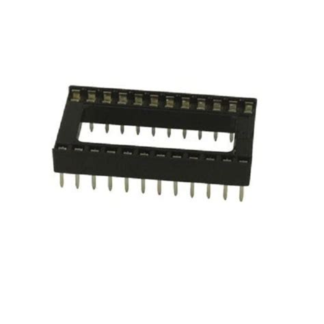 24 pin wide dip ic socket base adaptor pack of 5 robotools
