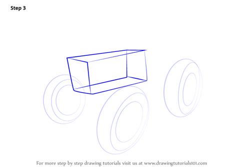 How To Draw A Tractor Agricultural Step By Step