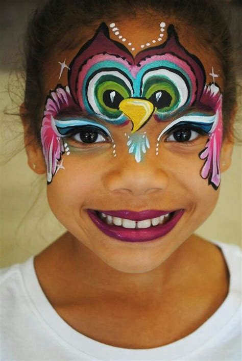 Kinderschminken Mehr Owl Face Paint Butterfly Face Paint Face Paint