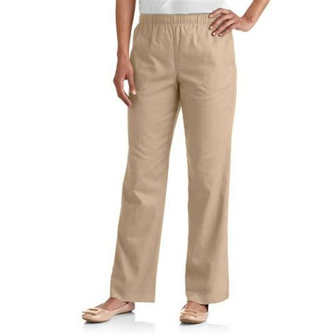 White Stag White Stag Womens Elastic Waist Woven Pull On Pants Available In Regular And