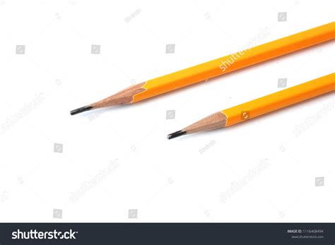 Classic Yellow Color Pencil Isolated On Stock Photo 1116468494