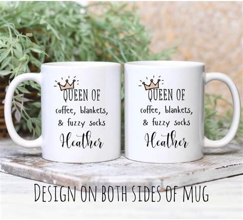 Cute Mugs For Women Personalized T For Coffee Lover Girly Etsy