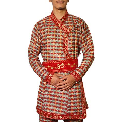 Nepalese Wedding Dress Groom Daura Surwal Suruwal Dhaka Traditional