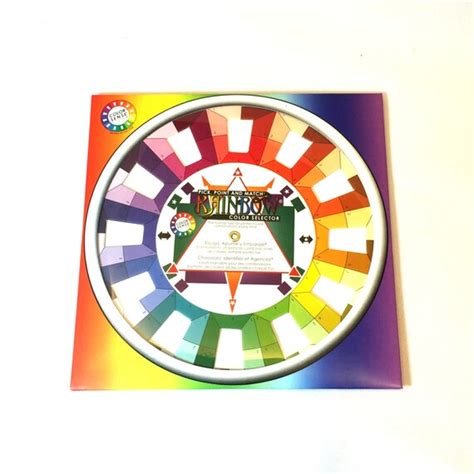 Color Wheel Color Selector Rainbow Craft By Beejaysupply